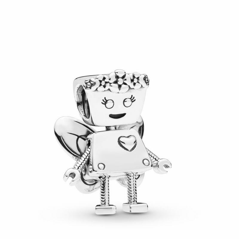 Pandora Limited Edition Floral Bella Bot Charm NZ, Sterling Silver (045791-CAM)